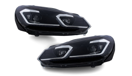 GOLF 6 LED شكل الـ 7.5 (سيلفر)