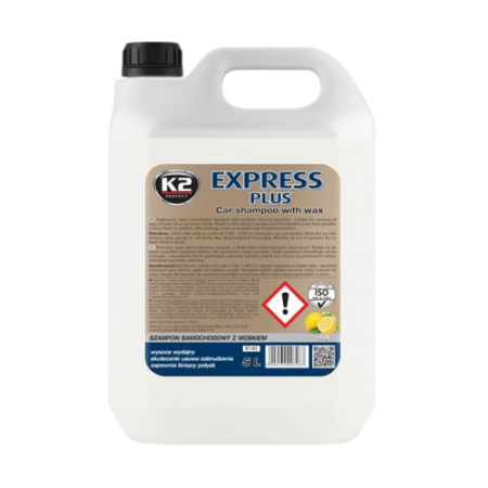 شامبو احترافي موفر للمغاسل مع ملمع K2 EXPRESS PLUS 5L