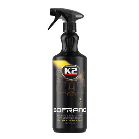 K2 SOFRANO PRO 1L (منظف وعناية احترافية بالجلد الطبيعي)